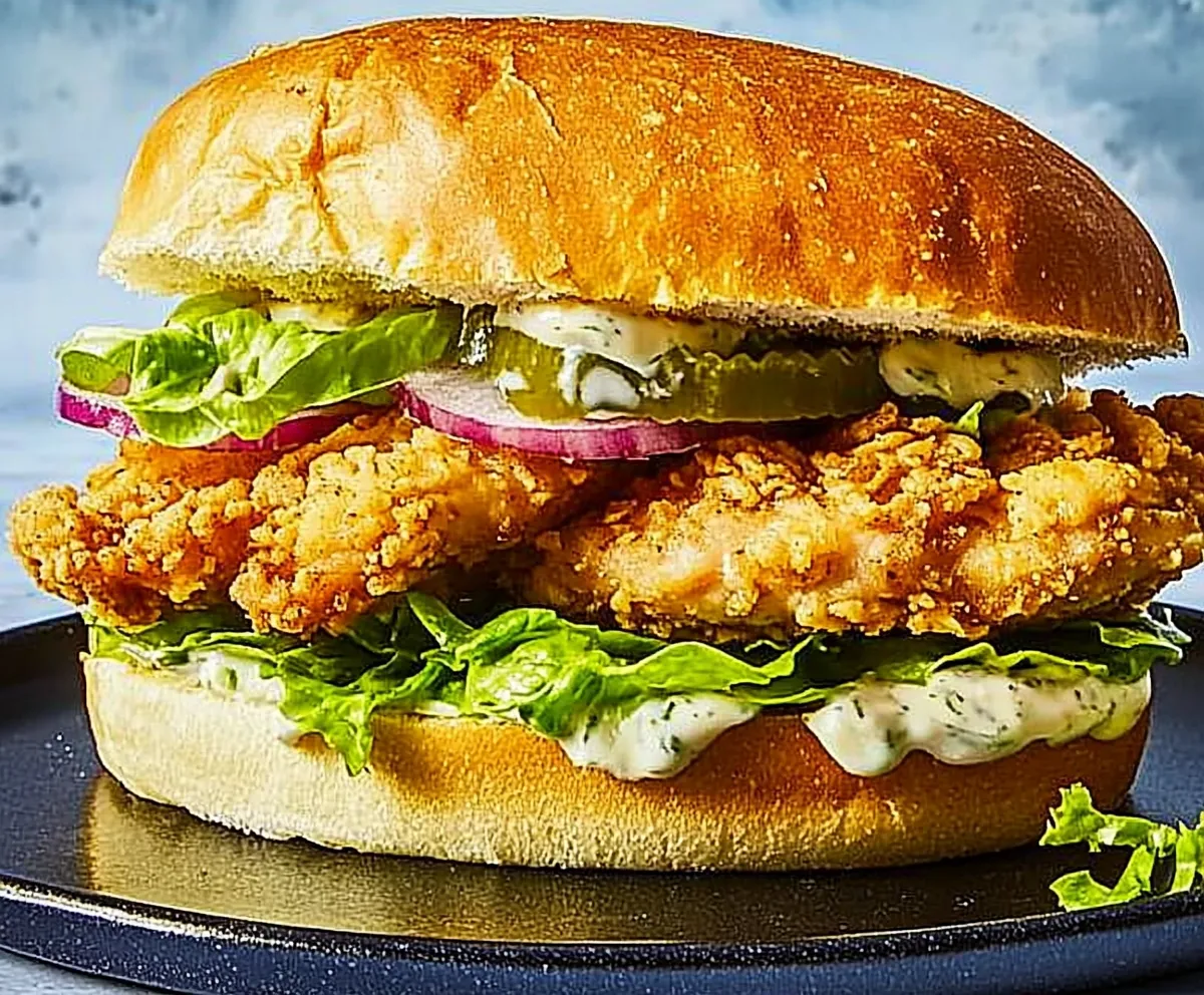 Fried Chicken Caesar Sandwich