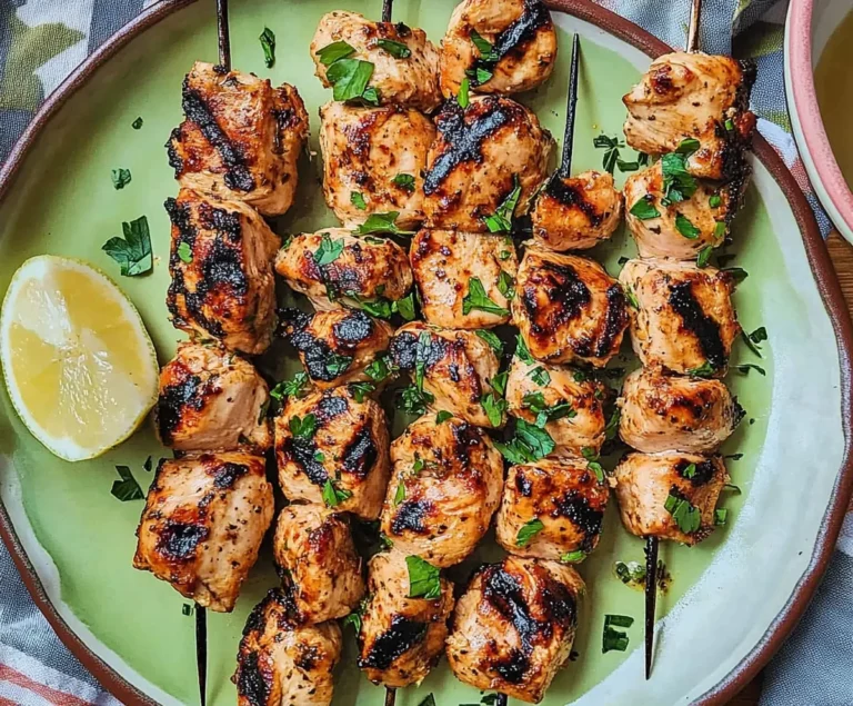 Sizzling Grilled Chicken Kebabs