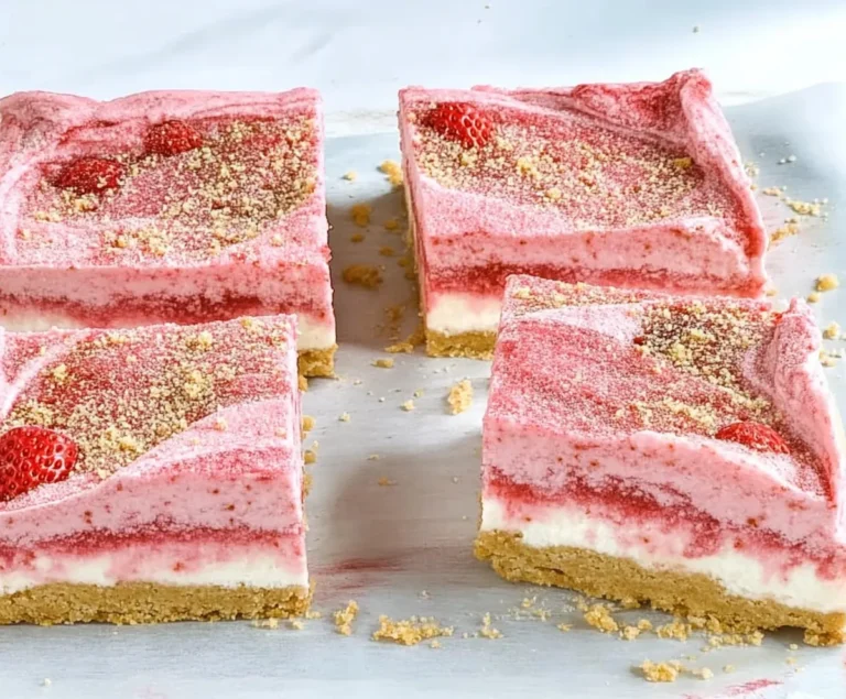 No-Bake Strawberry Dream Bars