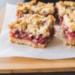 Strawberry-Rhubarb Streusel Bars