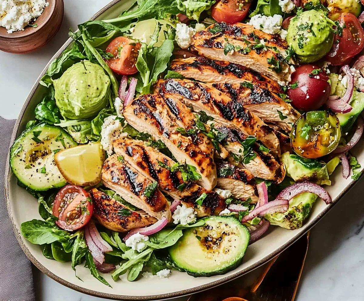 The Best Grilled Chicken Salad