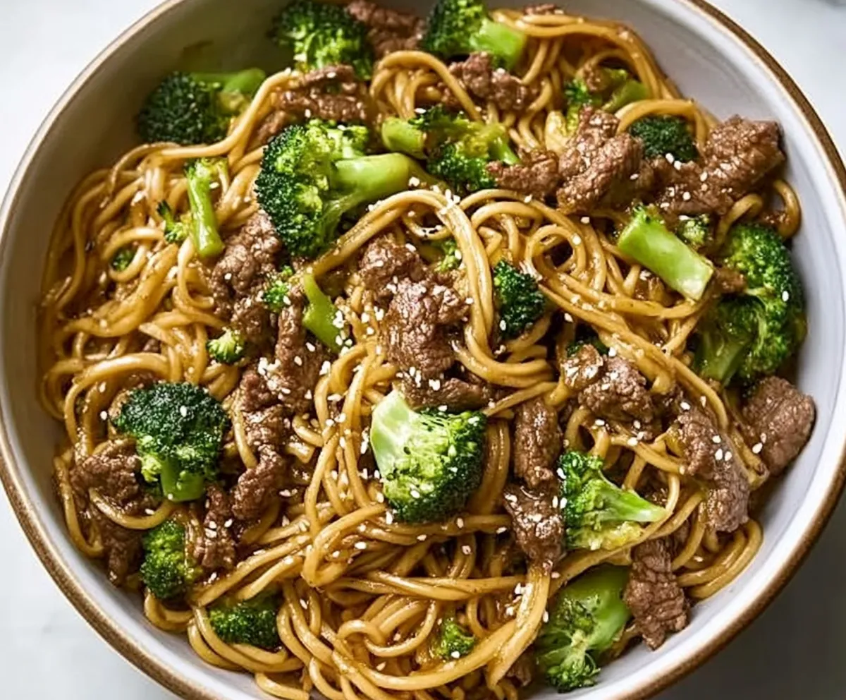 Beef and Broccoli Noodles