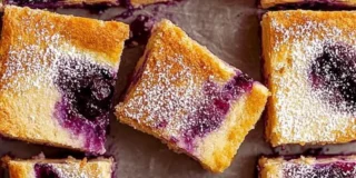 Lemon-Blueberry Cheesecake Bars