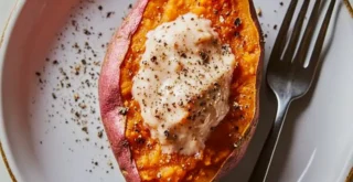 5-Minute Microwave Sweet Potato