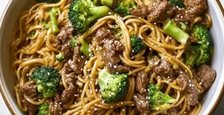 Beef and Broccoli Noodles